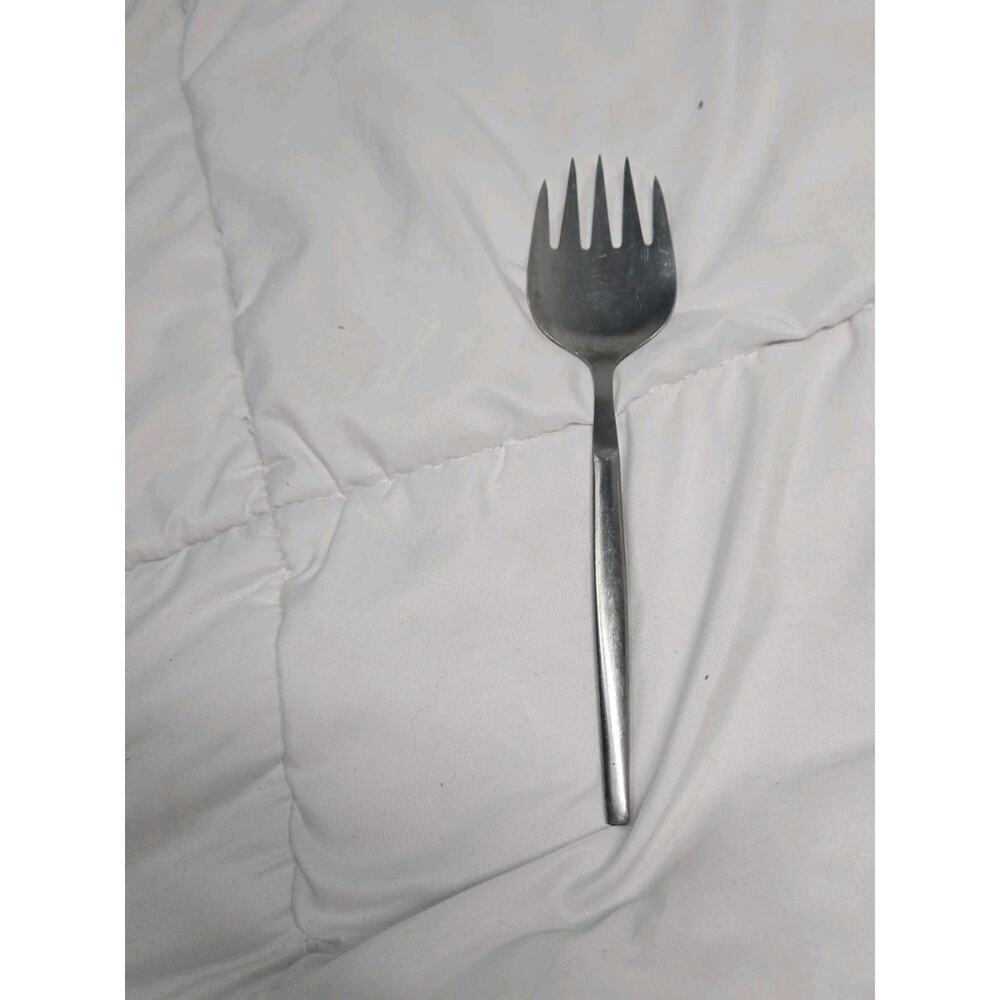 Vintage Kalmar Italy Serving Fork Brushed Stainless Steel Original MCM Retro